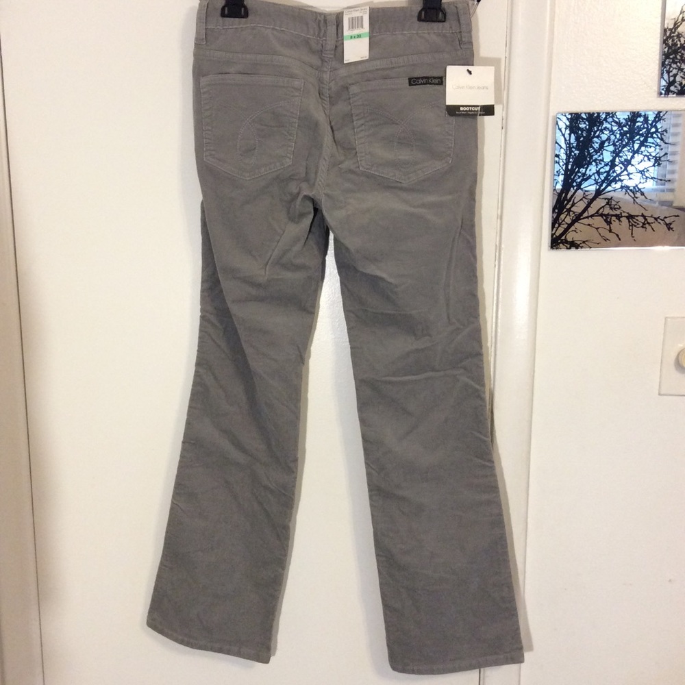🆕Calvin Klein Jeans Gray Bootcut Corduroy Pants - Picture 4 of 7